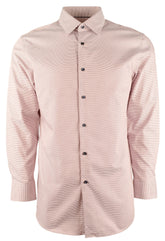 Hugo Boss Men's Mano Sharp Fit Easy Iron Long Sleeve Shirt 16.5 (32-33) Bright Red